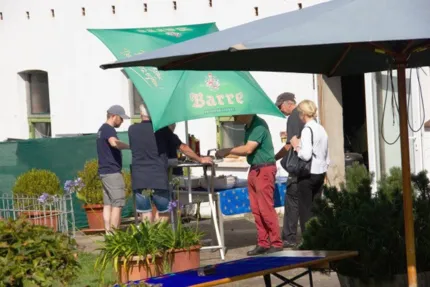 Auch die Grillstation fand großen Zuspruch